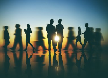 yürüyüş iş adamları