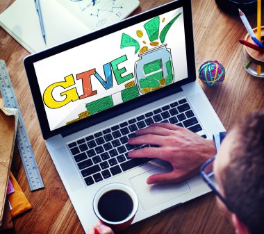 Yardım bağış sadaka kavramı vermek