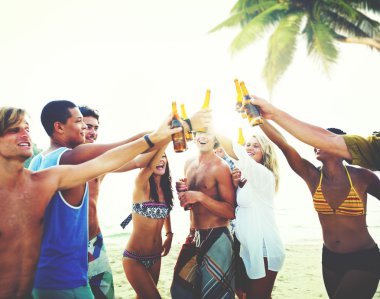 Beach Party içecek konsepti de arkadaşlar
