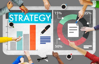 İş adamları ve strateji grup