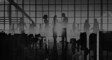 Kurumsal tartışma sahip iş adamları