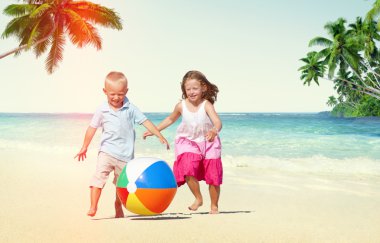 Çocuk oyun Beach yaz kavramı