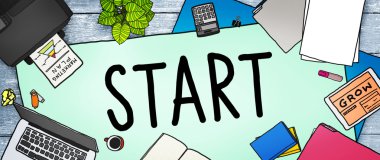 Başlaması ile birlikte grafik şablonu