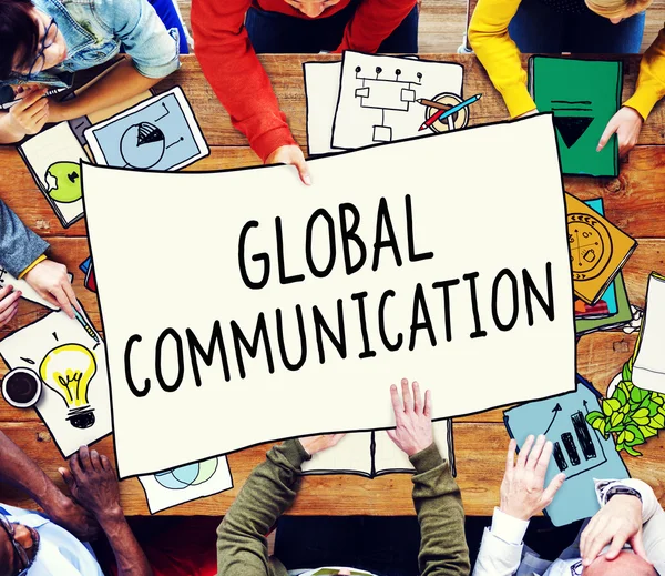 Globalización de la Comunicación Global — Foto de Stock