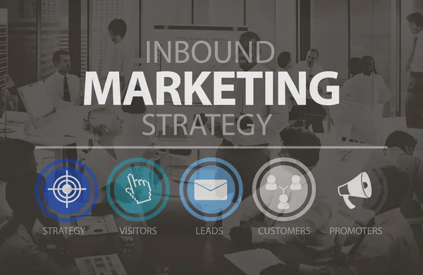 Concepto de Inbound Marketingn — Foto de Stock