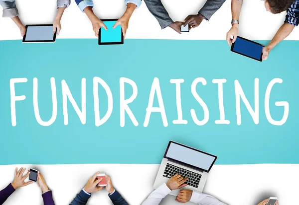 Fundraising finansiering Finance ekonomi — Stockfoto