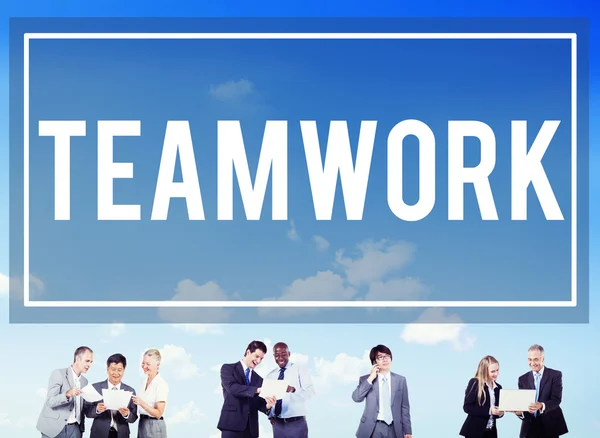 Teamwork Collaboration Togetherness Partnership Concept — Stock Photo, Image