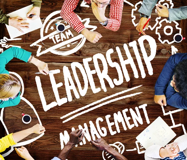 Leiderschap Leader Management-Concept — Stockfoto