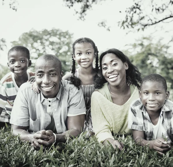 Família africana feliz — Fotografia de Stock