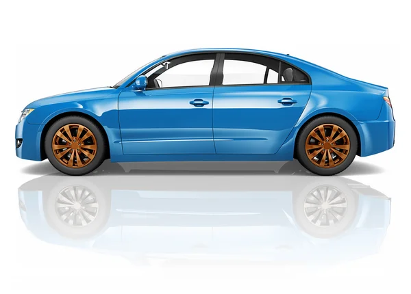 Автомобіль, Концепція 3D-ілюстрації — стокове фото