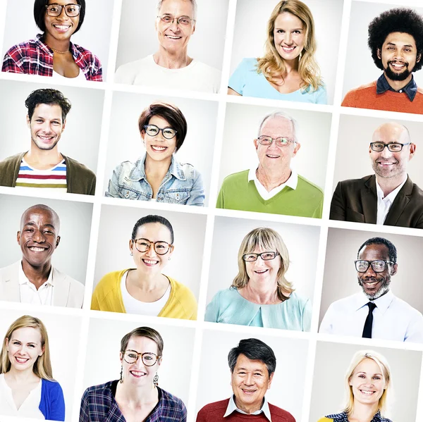 Diversità Persone e concetto di amicizia — Foto Stock