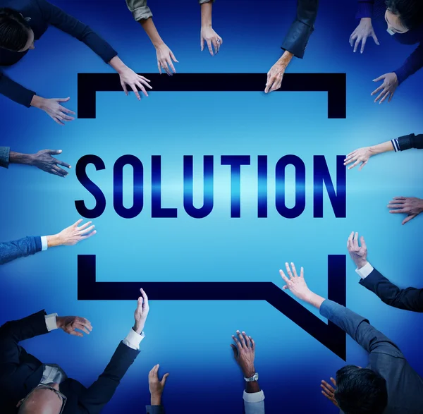 Solution Solving Problem — Stock Photo, Image