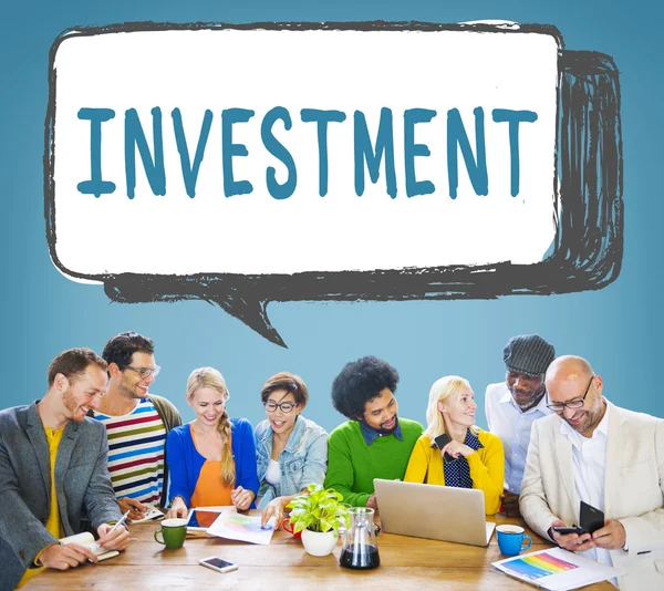 Investmentwirtschaft Finanzinvestitionen — Stockfoto