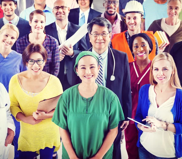 Group of Diverse People with Different Occupations Concept — Stock Photo, Image