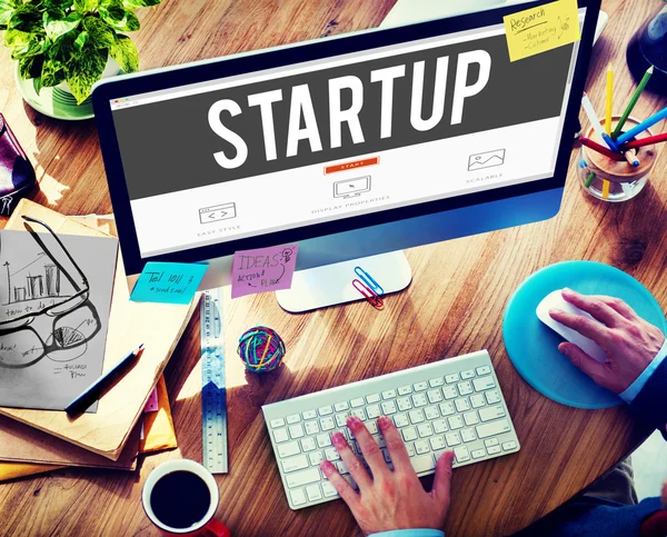 Startup Business Plan — Stock Photo, Image