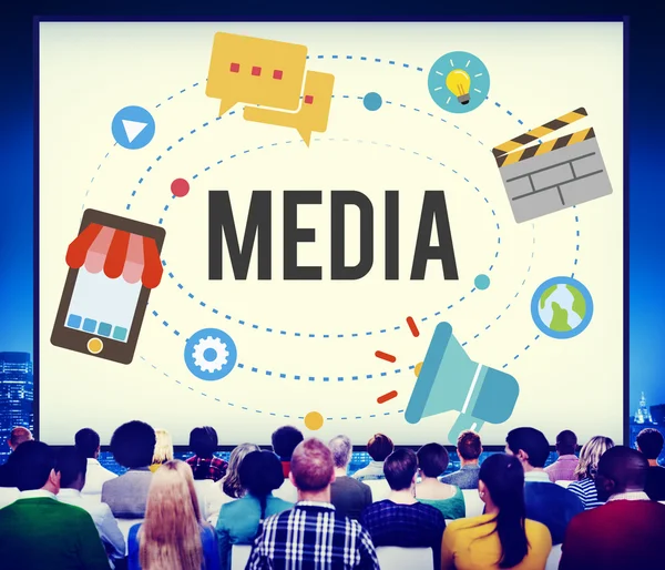 Media Technology Communication — Stock Photo, Image