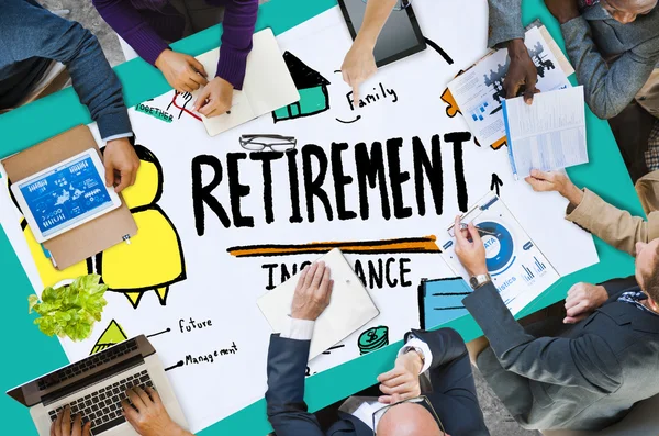 Seguro de aposentadoria Pension Concept — Fotografia de Stock