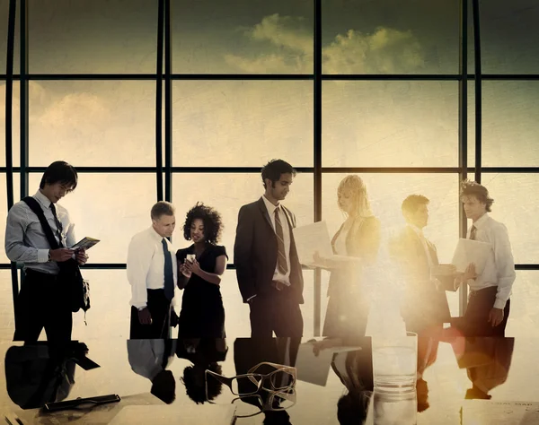 Grupo de empresários em reunião — Fotografia de Stock