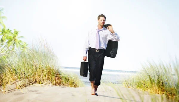 Hombre de negocios Relajación Concepto de vacaciones —  Fotos de Stock