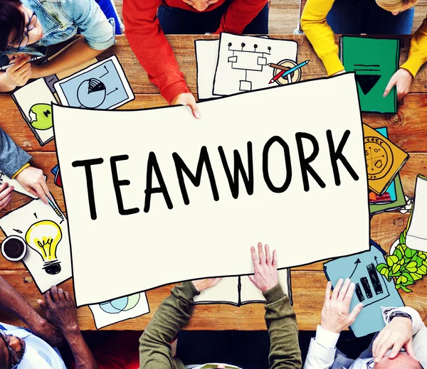 Teamwerk samenwerking partnerschap Concept — Stockfoto