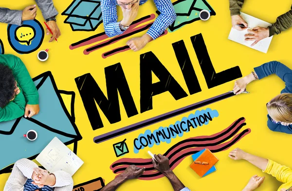 Mail, meddelande koncept — Stockfoto