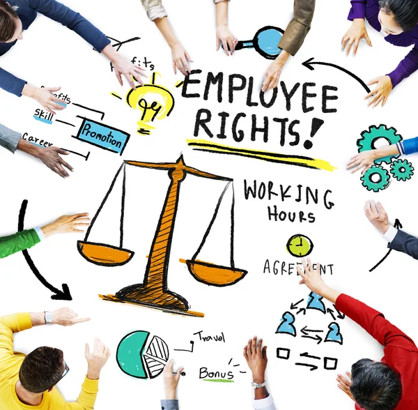 Concept des droits des employés — Photo