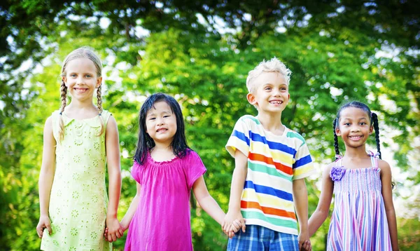 Amitié des enfants Ensemble — Photo