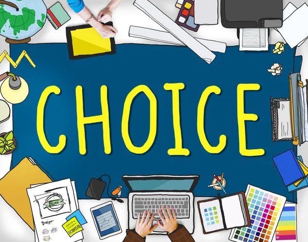 Choice Alternative Decision Concept — Stock Photo, Image