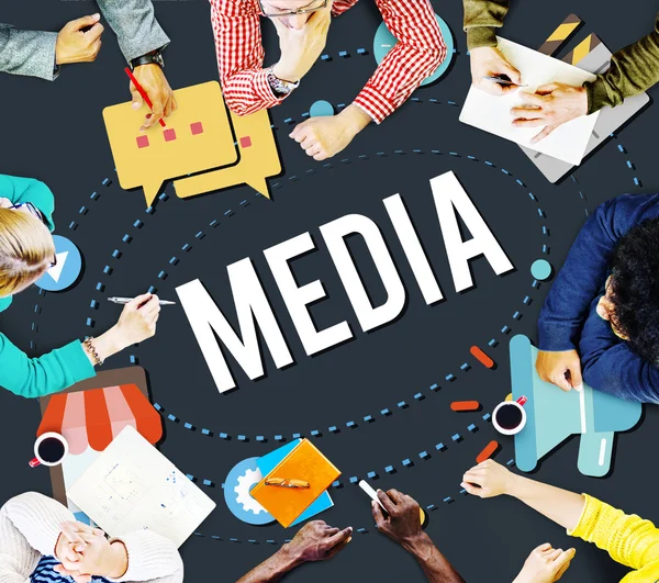 Tecnologia dei media Comunicazione — Foto Stock