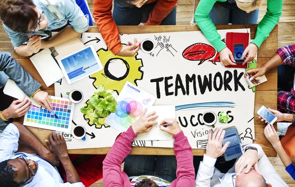 Zakenmensen en teamwork concept — Stockfoto