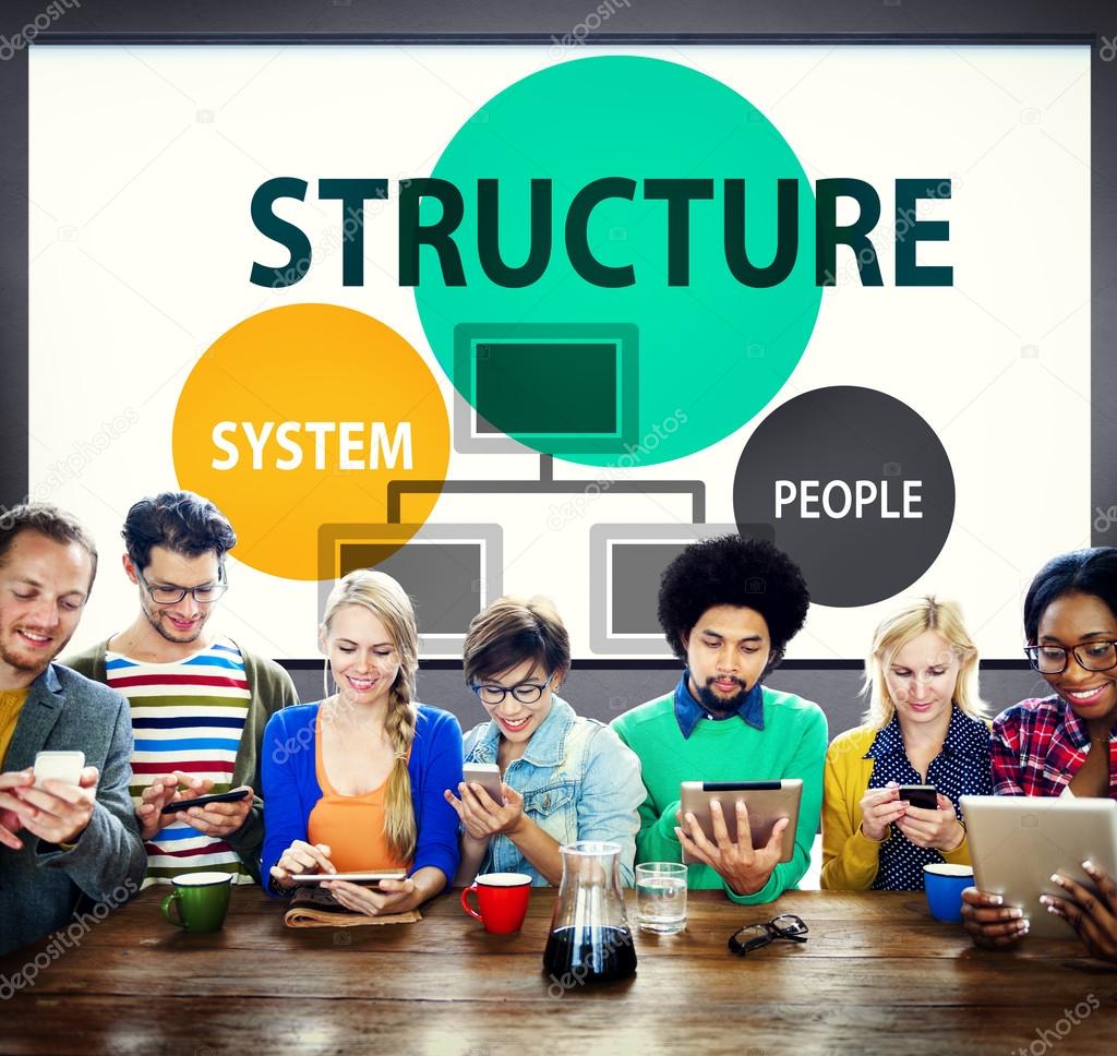 /Business Structure Flowchart Concept