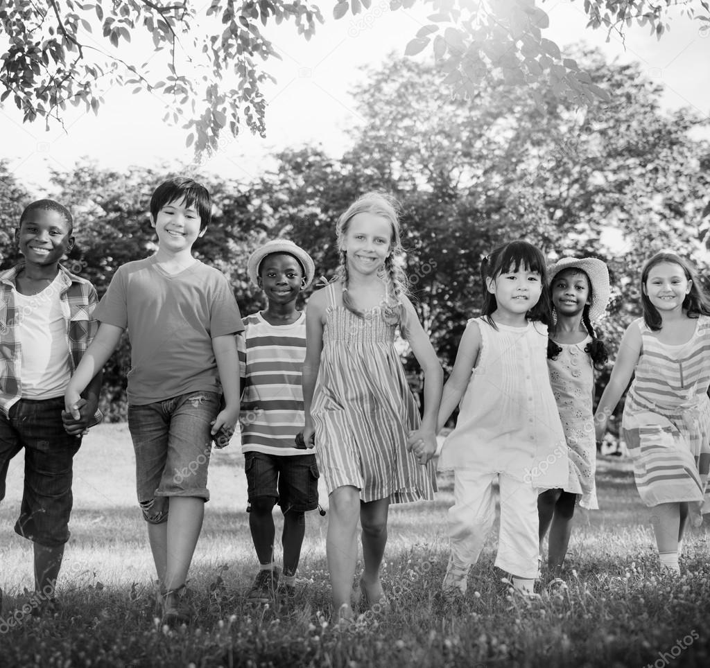 Diverse Children Friendship