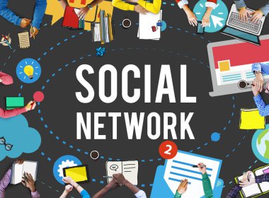 Çeşitlilik insanlar ve sosyal medya kavramı