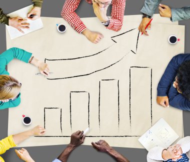Çubuk grafik büyüme kavramı hareketli