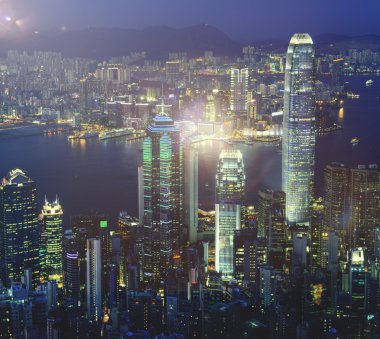 City Scape binalar kentsel sahne kavramı