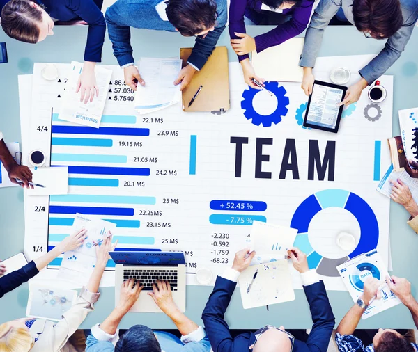 Affärsmän och Team koncept — Stockfoto