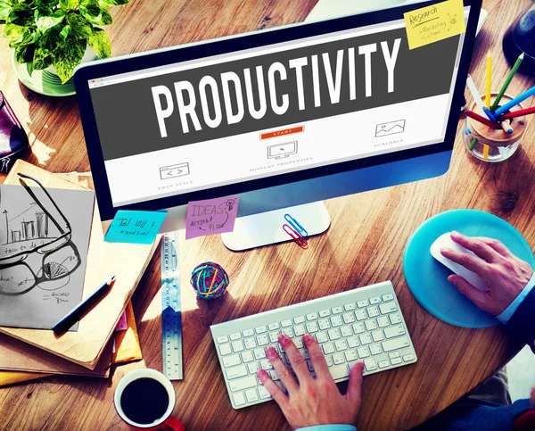 Концепція розвитку бізнесу продуктивності — стокове фото