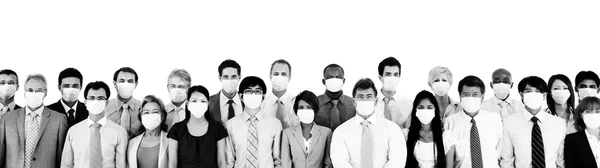 People Wearing Medical Masks — Stock Photo, Image