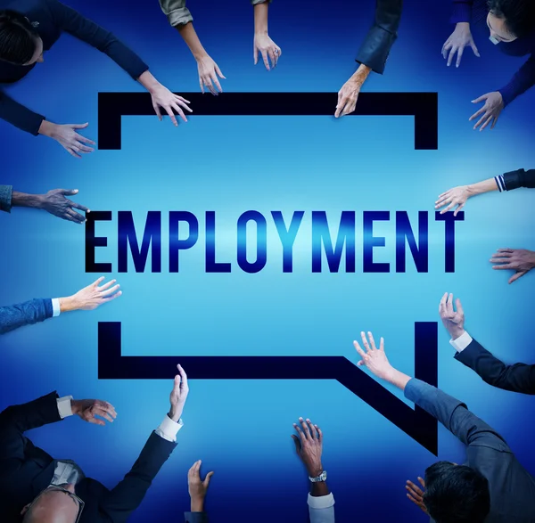 Foglalkoztatás, a munka fogalom bérbeadása — Stock Fotó