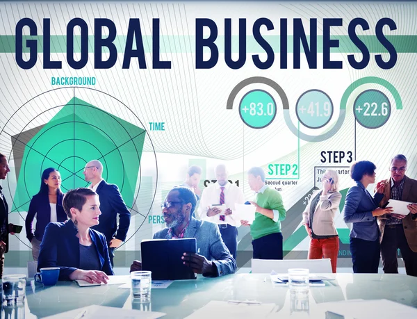 Global Business strategie Concept — Stockfoto