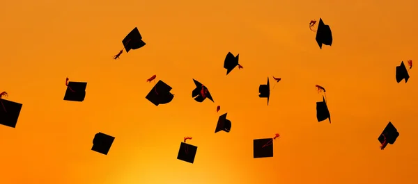 Celebración Estudiantil Graduación, Concepto Educativo —  Fotos de Stock