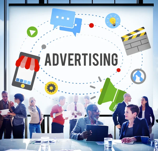 Reklám üzleti Marketing — Stock Fotó