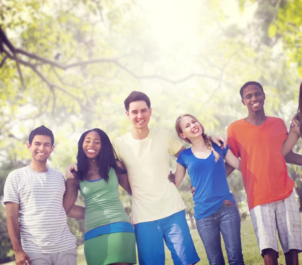 Amigos Amistad Trabajo en equipo Concepto — Foto de Stock