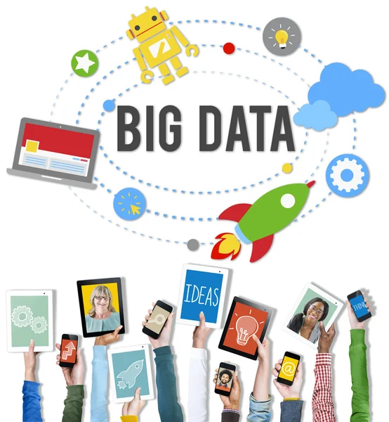 Archiviazione Big Data Database — Foto Stock