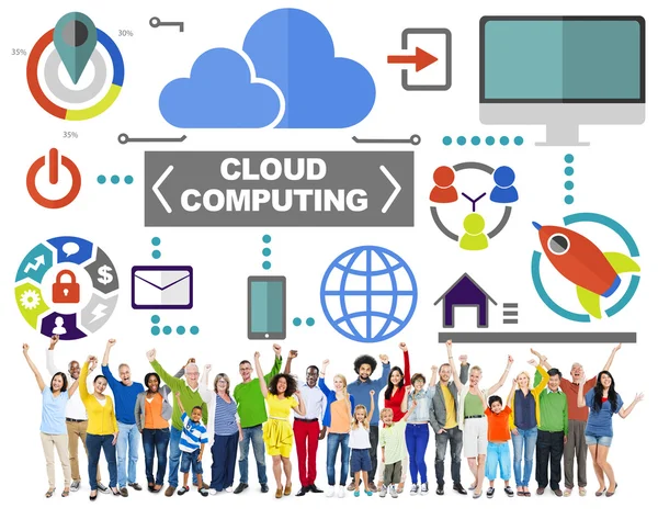 Cloud Computing Concept — Stock Photo, Image