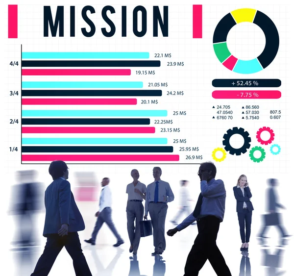 Företag personer och information grafiskt diagram — Stockfoto