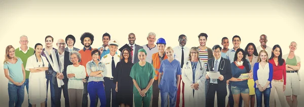 Diversity People with Various Professional Occupations — Stock Photo, Image