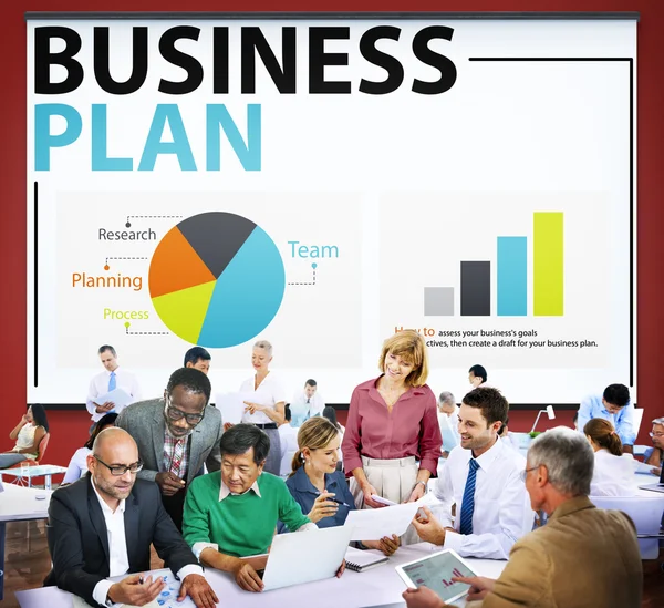 Business plan strategie — Stockfoto