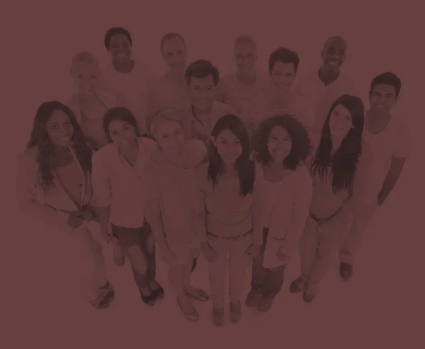 Grupa ludzi różnorodności — Zdjęcie stockowe