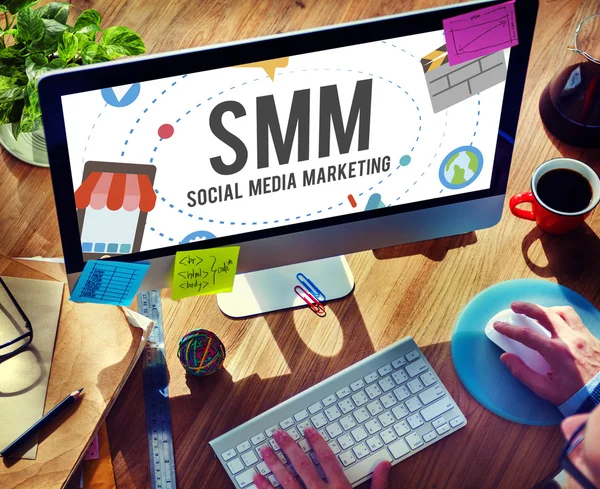 Marketing van sociale media — Stockfoto